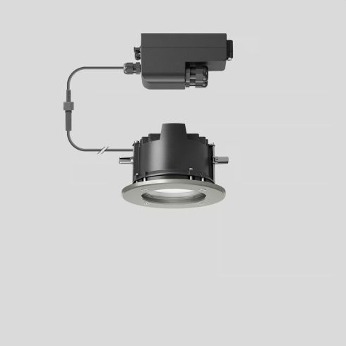 24282K3 LED-Deckeneinbau-Tiefstrahler, edelstahl