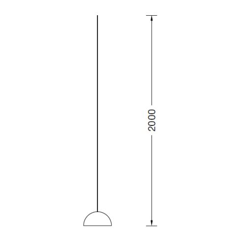 50994.4K3 - STUDIO LINE LED-System-Pendelleuchte, messing