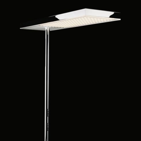 Office Air 2.0 POWER chrom LED-Stehleuchte 4000K