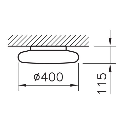 COLLINA LED 13W Decken-/ Wandleuchte