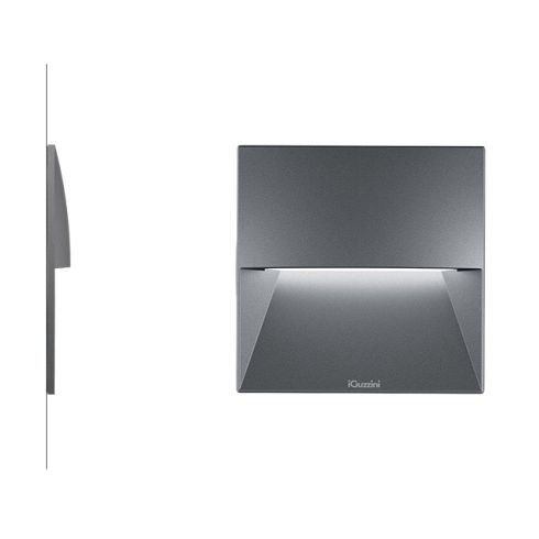 Walky Square 180 LED-Wandeinbauleuchte, weiß