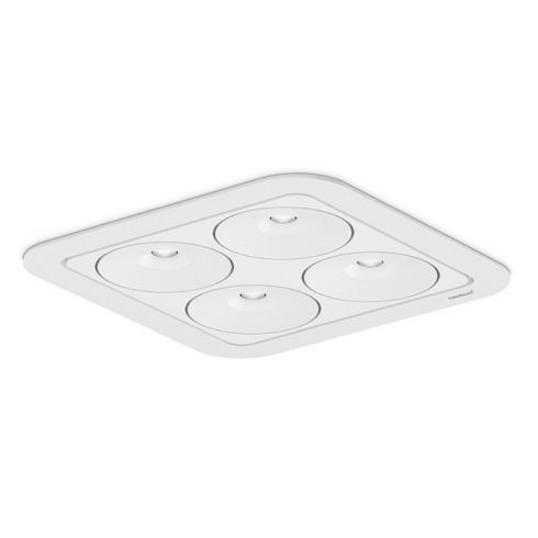Q Four In 40° 2700K Deckeneinbauleuchte · Downlight, weiß