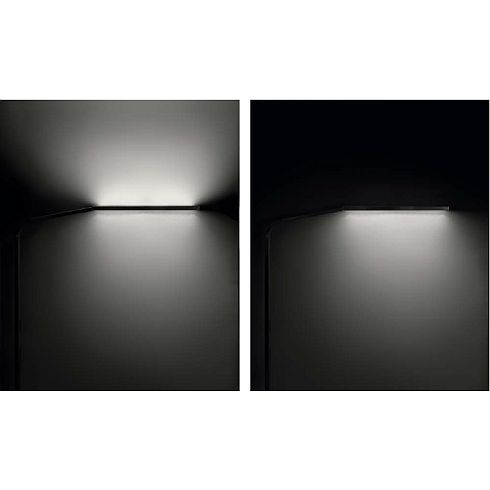 Force One POWER silber matt LED-Stehleuchte 3000K