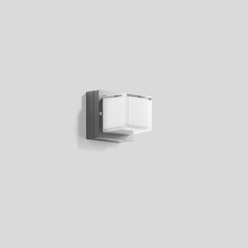 22432A LED-Wand-/ Decken-/ Pfeilerleuchte, silber