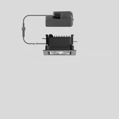 24475AK3 LED-Deckeneinbau-Tiefstrahler, silber