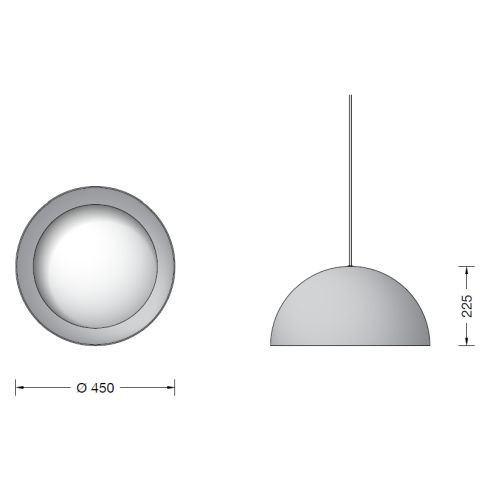 50994.4K3 - STUDIO LINE LED-System-Pendelleuchte, messing