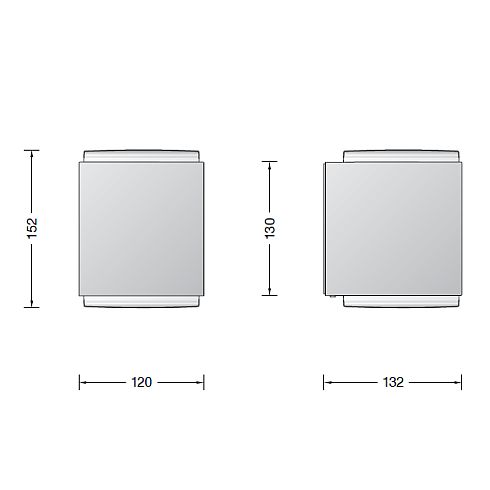 50064.4K3 LED-Wandleuchte, palladium