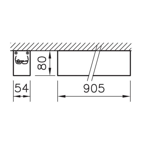 FLOW 905 3000K LED-Decken-/ Wandleuchte